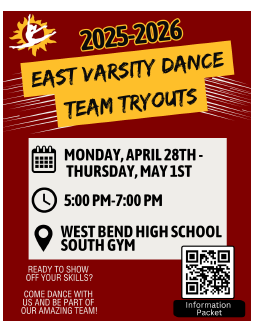 East dance tryouts