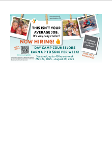 camp counselors at Y